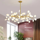 GobekUsa Luxurious Golden LED Chandelier for Home