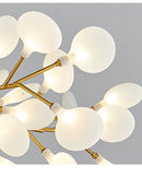 GobekUsa Luxurious Golden LED Chandelier for Home