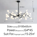 GobekUsa Luxurious Golden LED Chandelier for Home