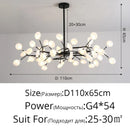 GobekUsa Luxurious Golden LED Chandelier for Home