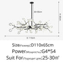 GobekUsa Luxurious Golden LED Chandelier for Home
