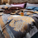 GobekUsa 1500TC Egyptian Cotton Jacquard Bedding Set for Queen King Size Linens