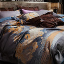 GobekUsa 1500TC Egyptian Cotton Jacquard Bedding Set for Queen King Size Linens