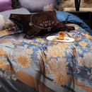 GobekUsa Jacquard Egyptian Cotton Bedding Set: Duvet Cover, Pillowcases, and Fitted or Bed Sheet