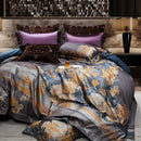 GobekUsa Jacquard Egyptian Cotton Bedding Set: Duvet Cover, Pillowcases, and Fitted or Bed Sheet