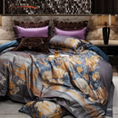 GobekUsa Jacquard Egyptian Cotton Bedding Set: Duvet Cover, Pillowcases, and Fitted or Bed Sheet