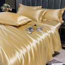 GobekUsa Luxurious Nordic Silk Bedding Set for Couples