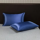 GobekUsa Ice Rayon Duvet Cover and Pillowcase Set: Smooth Comfort in Single & Double Sizes