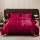 GobekUsa Ice Rayon Duvet Cover and Pillowcase Set: Smooth Comfort in Single & Double Sizes