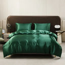 GobekUsa Ice Rayon Duvet Cover and Pillowcase Set: Smooth Comfort in Single & Double Sizes