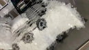 GobekUsa Jacquard Rose Lace Bedding Set, Luxurious European Style, Red & Champagne