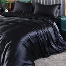 GobekUsa Luxurious Silk Bedding Set with Sheets, King/Queen Size