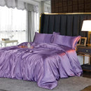 GobekUsa Luxurious Silk Bedding Set with Sheets, King/Queen Size