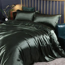 GobekUsa Luxurious Silk Bedding Set with Sheets - Queen/King Size