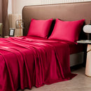 GobekUsa Luxurious Solid Color Satin Bedding Set