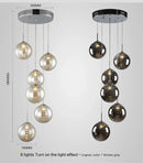 GobekUsa Luxurious Spiral LED Chandelier for Home & Hotel