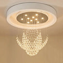 GobekUsa Diamond Crystal Chandelier LED Living Room Hotel Lighting