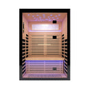 Thermora Flux Luxury 2-Person Canadian Hemlock Wood Far Infrared Home Sauna (SAK02184)