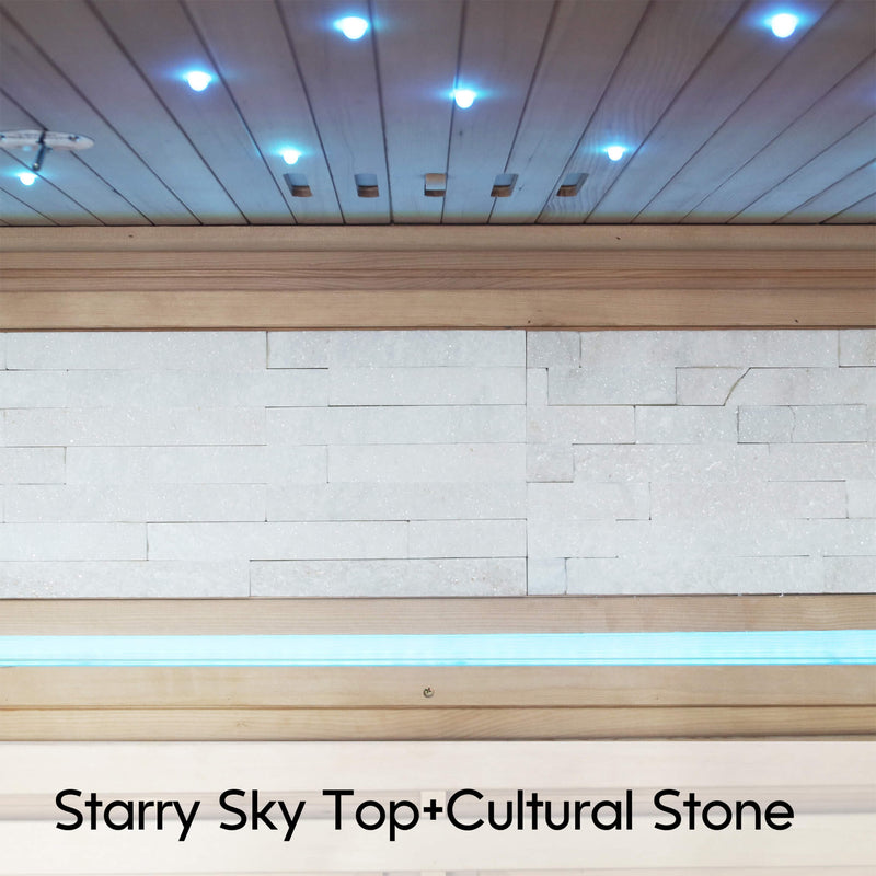 Thermora Luxury 2-Person Canadian Hemlock Wood Far Infrared Home Sauna (SAK02184)