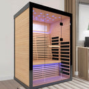 Thermora Luxury 2-Person Canadian Hemlock Wood Far Infrared Home Sauna (SAK02184)