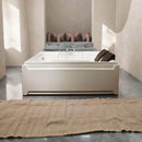 Alora Luxury 2-Person Whirlpool Hydro Massage Jetted Bathtub With Chromatherapy Lights (SAK58620)
