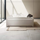 Alora Luxury 2-Person Whirlpool Hydro Massage Jetted Bathtub With Chromatherapy Lights (SAK58620)