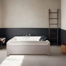 Alora Luxury 2-Person Whirlpool Hydro Massage Jetted Bathtub With Chromatherapy Lights (SAK58620)