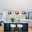 GobekUsa Clear Glass Pendant Light Dimmable LED Luxury Hanging Lamp