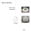 GobekUsa Clear Glass Pendant Light Dimmable LED Luxury Hanging Lamp