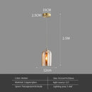 GobekUsa Double Glass Wall Art Light - Luxury Nordic Style for Bedroom and Aisle Decor