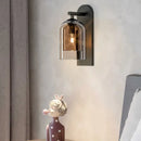 GobekUsa Double Glass Wall Art Light - Luxury Nordic Style for Bedroom and Aisle Decor