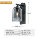 GobekUsa Double Glass Wall Art Light - Luxury Nordic Style for Bedroom and Aisle Decor