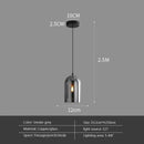 GobekUsa Double Glass Wall Art Light - Luxury Nordic Style for Bedroom and Aisle Decor