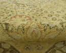 Traditional Style Gold Hand Tufted Wool Area Rug