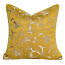 GobekUsa Gold Quatrefoil Geometric Jacquard Pillow Cover - Luxury Home Decor