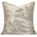 GobekUsa Gold Quatrefoil Geometric Jacquard Pillow Cover - Luxury Home Decor