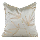 GobekUsa Gold Quatrefoil Geometric Jacquard Pillow Cover - Luxury Home Decor