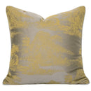GobekUsa Gold Quatrefoil Geometric Jacquard Pillow Cover - Luxury Home Decor
