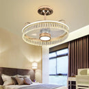 GobekUsa Black Gold LED Ceiling Fan Chandelier: Luxury Nordic Modern Design