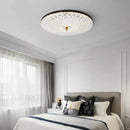 GobekUsa Glass Round Ceiling Lamp: Simple Luxury for Bedrooms
