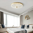 GobekUsa Glass Round Ceiling Lamp: Simple Luxury for Bedrooms