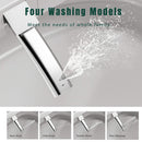 Nuvia Luxury Black Square Smart Toilet With Bidet, Remote, And Heated Seat (SAK45183)