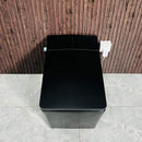 Nuvia Luxury Black Square Smart Toilet With Bidet, Remote, And Heated Seat (SAK45183)