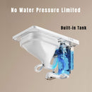 Nuvia Luxury Black Square Smart Toilet With Bidet, Remote, And Heated Seat (SAK45183)