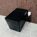 Nuvia Luxury Black Square Smart Toilet With Bidet, Remote, And Heated Seat (SAK45183)