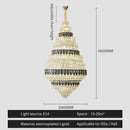 GobekUsa Crystal Headlight Luxury Lighting for Villa, Hotel, and Restaurant
