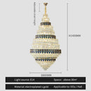 GobekUsa Crystal Headlight Luxury Lighting for Villa, Hotel, and Restaurant
