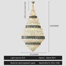 GobekUsa Crystal Headlight Luxury Lighting for Villa, Hotel, and Restaurant