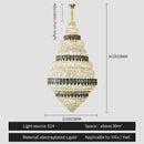 GobekUsa Crystal Headlight Luxury Lighting for Villa, Hotel, and Restaurant