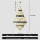 GobekUsa Crystal Headlight Luxury Lighting for Villa, Hotel, and Restaurant